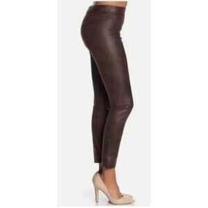 NWT Max Studio faux leather brown leggings - XL